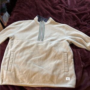 Katin Men’s 1/4 zipup pullover fleece sweater size L